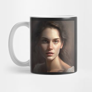 French Woman Portrait Mug